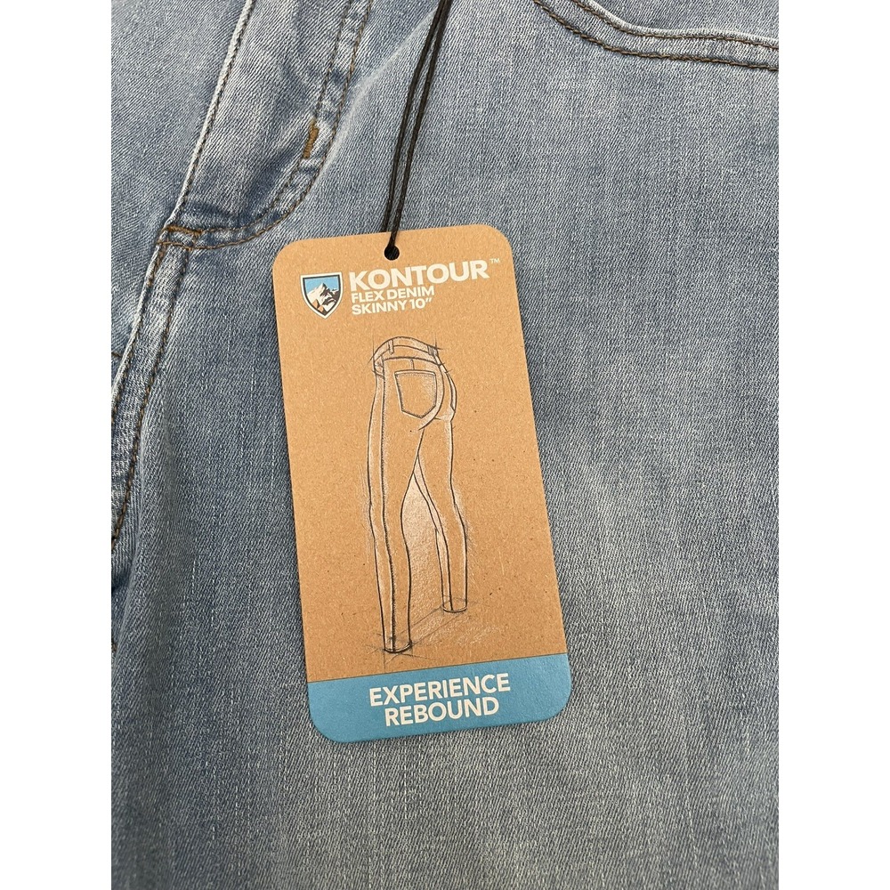 NWT KUHL Women's Kontour Flex Denim‎ Skinny Jeans Size 4 Wicking Quick Dry 30.5" - Picture 4 of 11